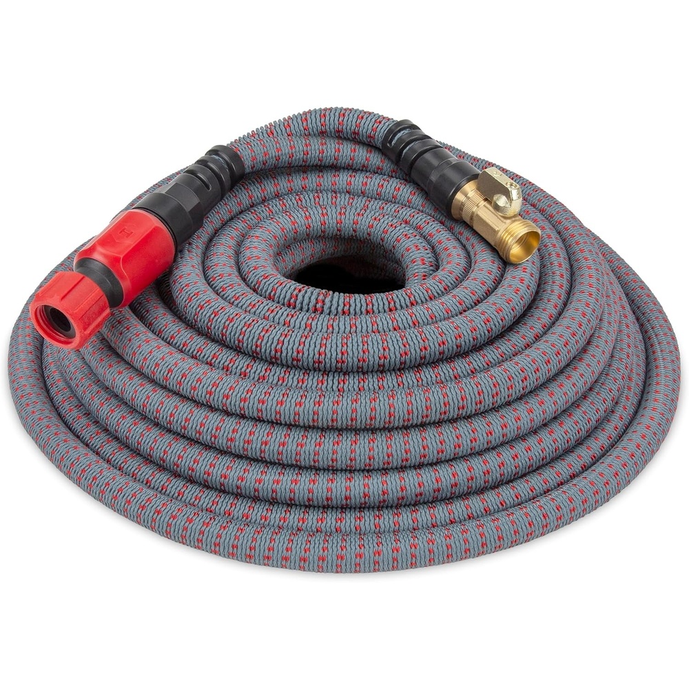 image:imageHydroTech 25 ft Expandable BurstProof Garden Hose 58 in Diameter  Patented Force Control Technology delivers lightweight kinkfree flexibility compact storage and dependable durability200 Feet