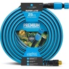 image:imageHydroTech SuperLite Hybrid Polymer Garden Hose 58 x 50 ft  Ultra Lightweight KinkResistant Water Hose Drinking Water Safe Durable Polymer Construction with Force Control Technology25 Feet